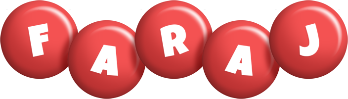 Faraj candy-red logo