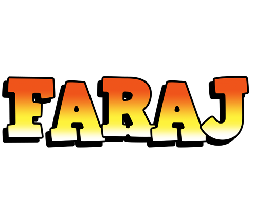 Faraj sunset logo