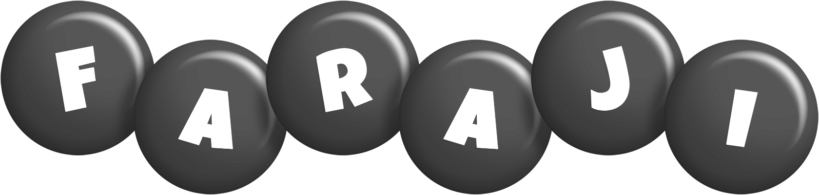 Faraji candy-black logo