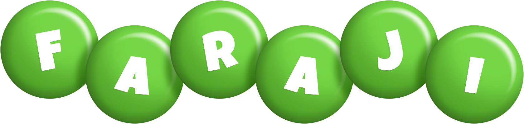 Faraji candy-green logo