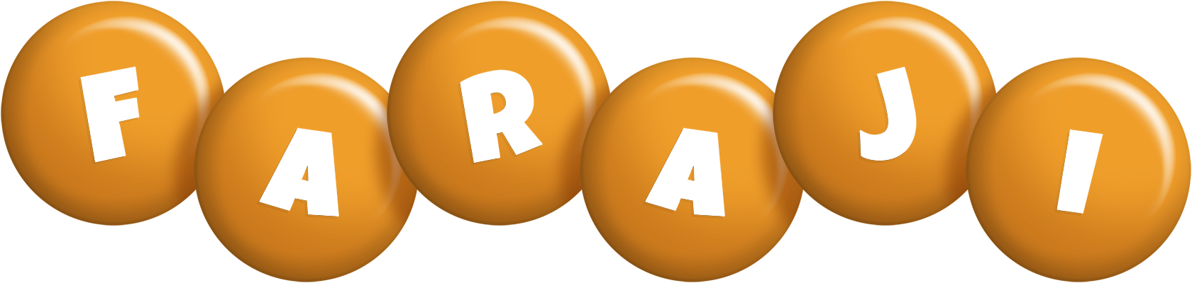 Faraji candy-orange logo