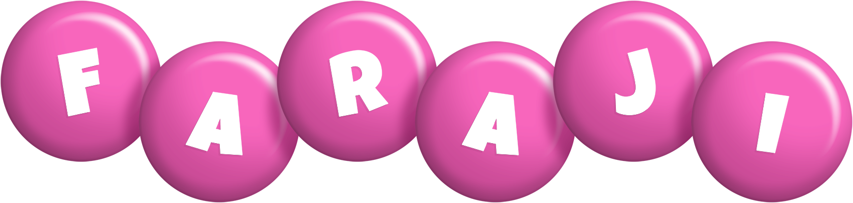 Faraji candy-pink logo