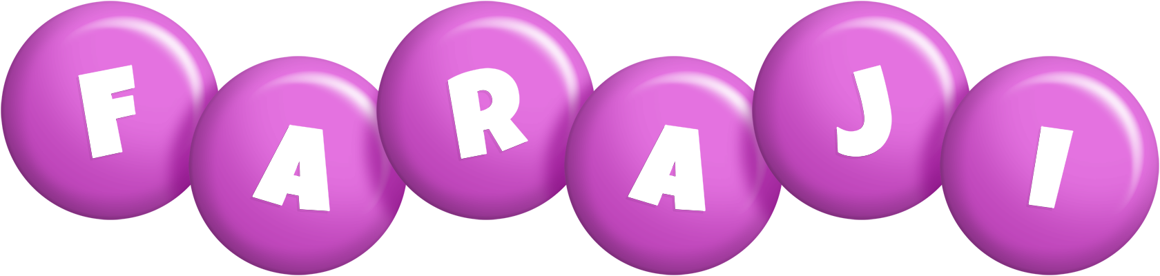 Faraji candy-purple logo