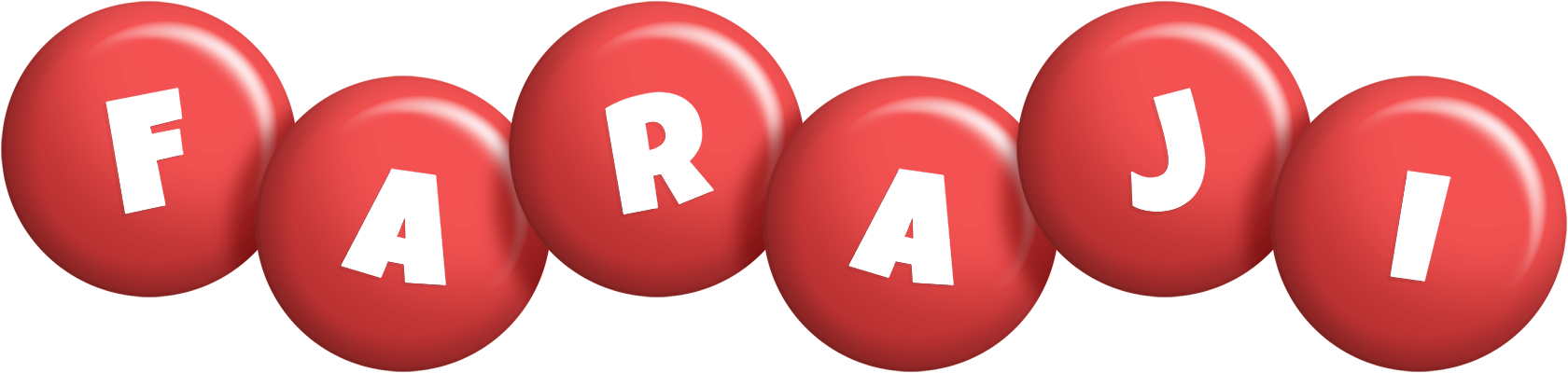 Faraji candy-red logo
