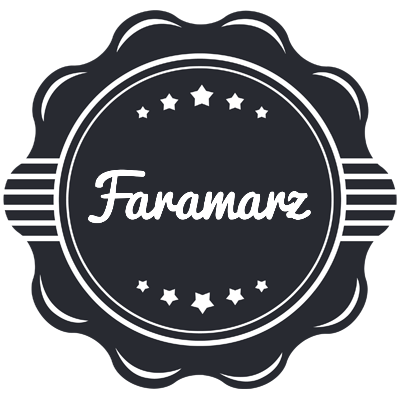 Faramarz badge logo