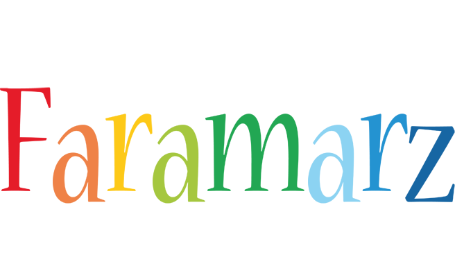 Faramarz birthday logo