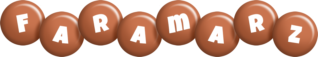 Faramarz candy-brown logo