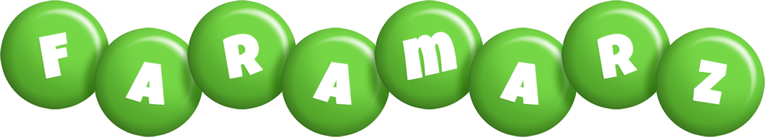 Faramarz candy-green logo