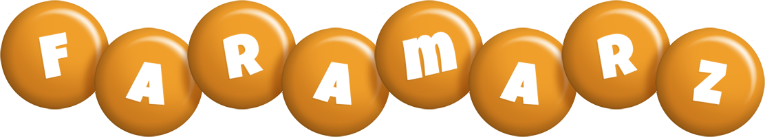 Faramarz candy-orange logo