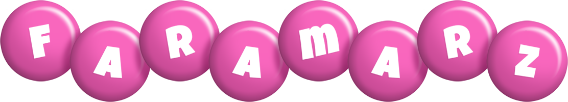 Faramarz candy-pink logo