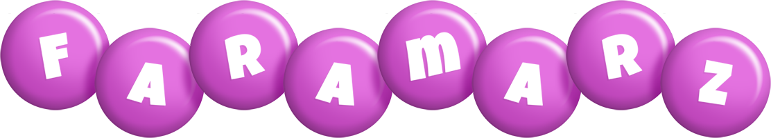 Faramarz candy-purple logo