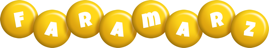 Faramarz candy-yellow logo