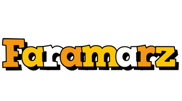 Faramarz cartoon logo