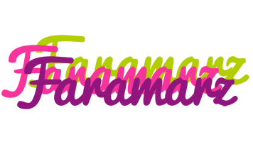 Faramarz flowers logo