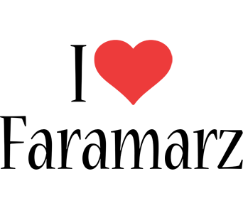 Faramarz i-love logo