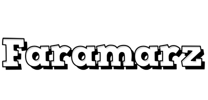 Faramarz snowing logo