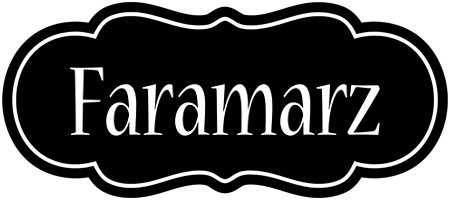 Faramarz welcome logo