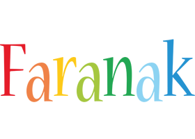 Faranak birthday logo