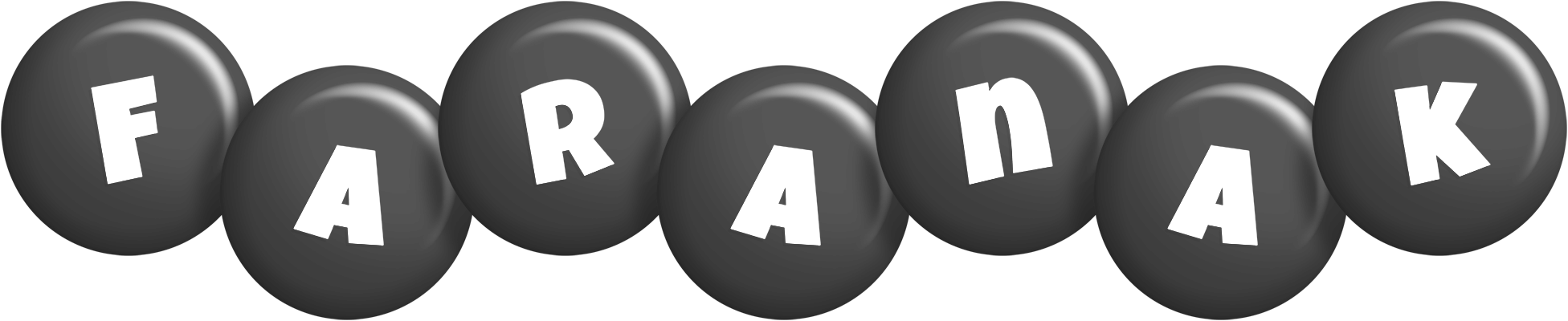 Faranak candy-black logo