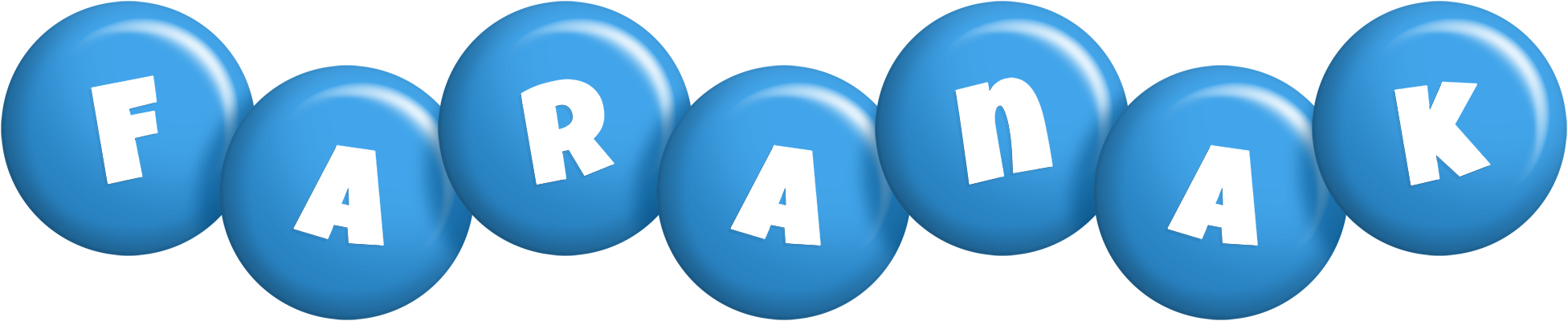 Faranak candy-blue logo