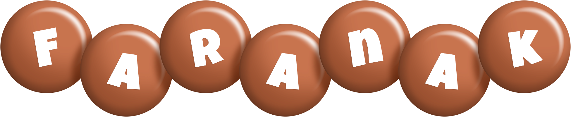 Faranak candy-brown logo