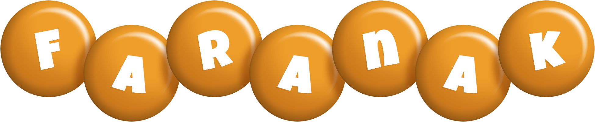 Faranak candy-orange logo