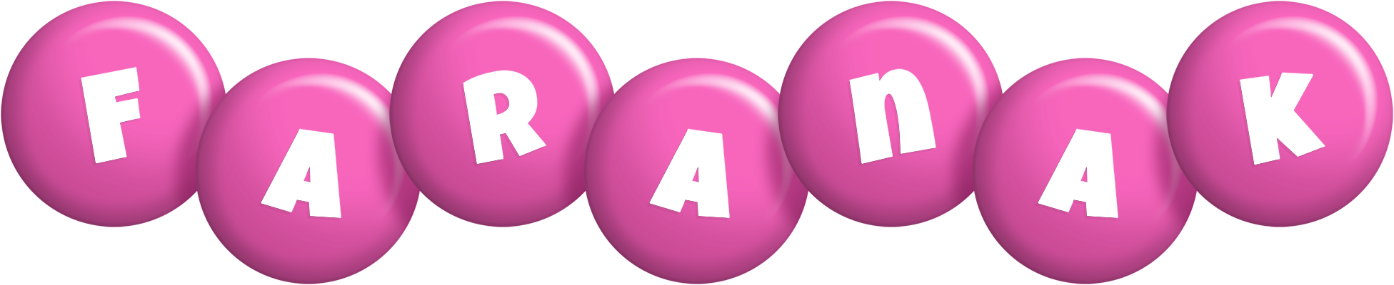 Faranak candy-pink logo