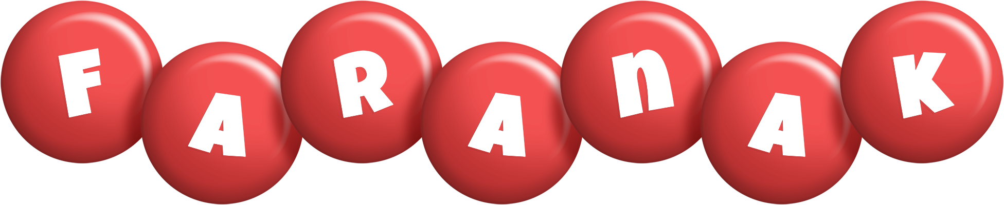 Faranak candy-red logo