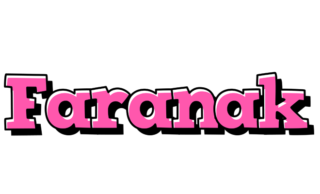 Faranak girlish logo