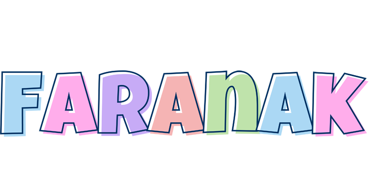 Faranak pastel logo