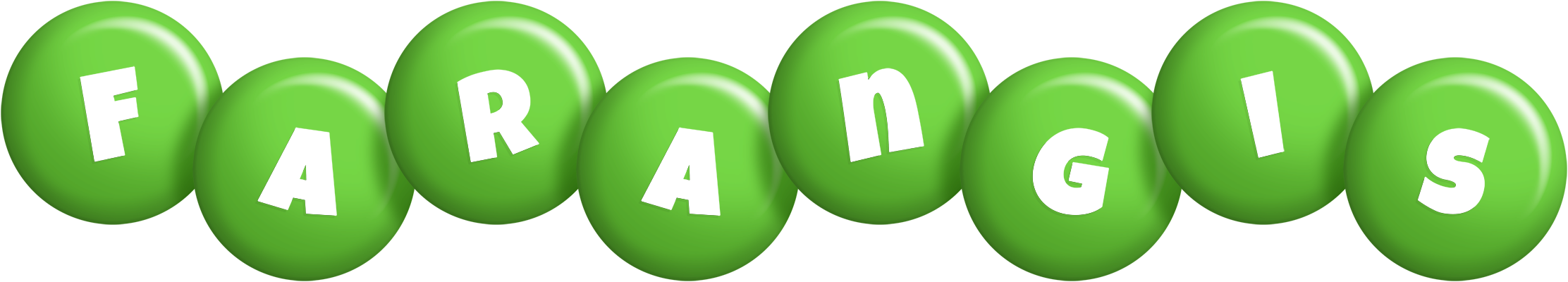 Farangis candy-green logo