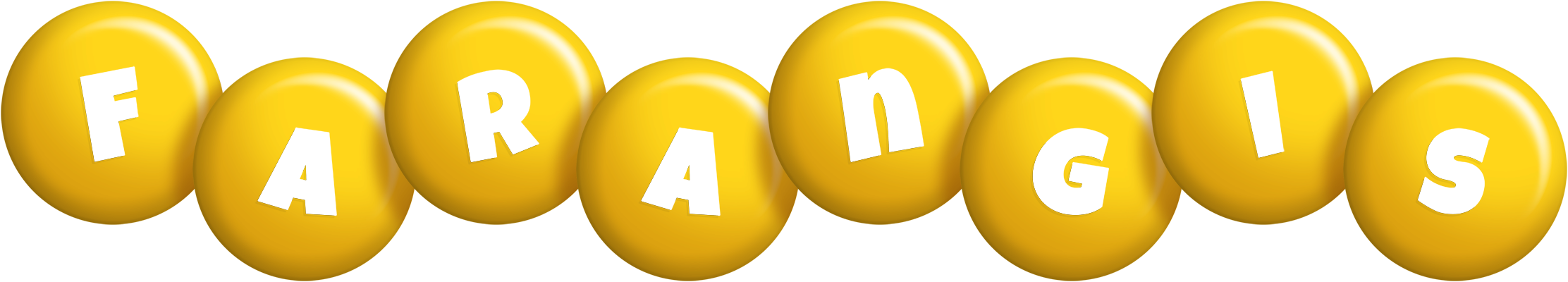 Farangis candy-yellow logo