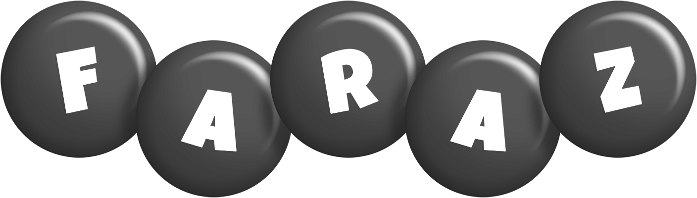 Faraz candy-black logo