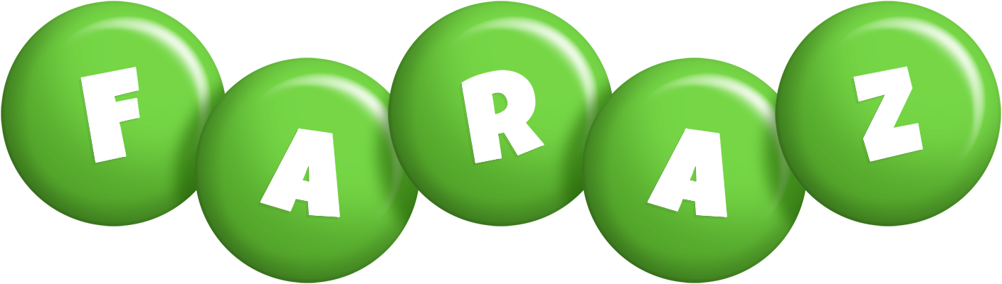Faraz candy-green logo