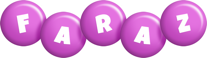 Faraz candy-purple logo