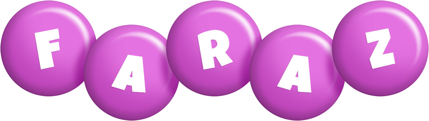 Faraz candy-purple logo