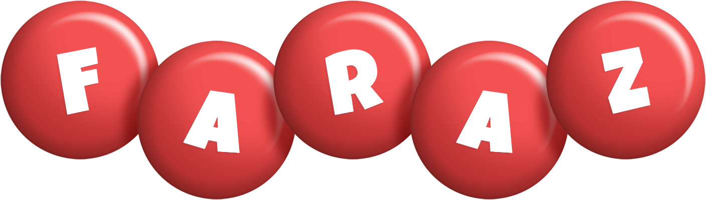 Faraz candy-red logo