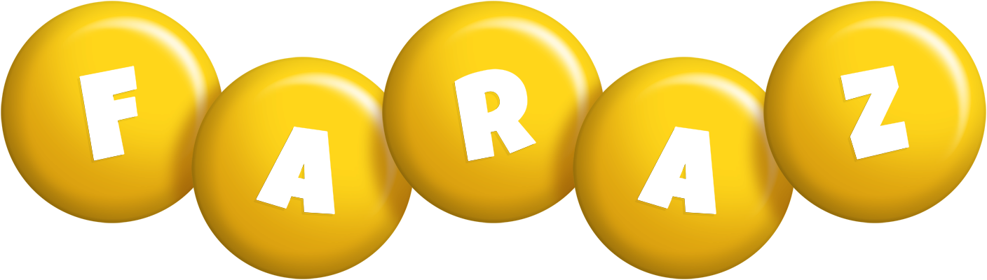 Faraz candy-yellow logo