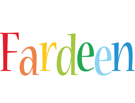 Fardeen birthday logo