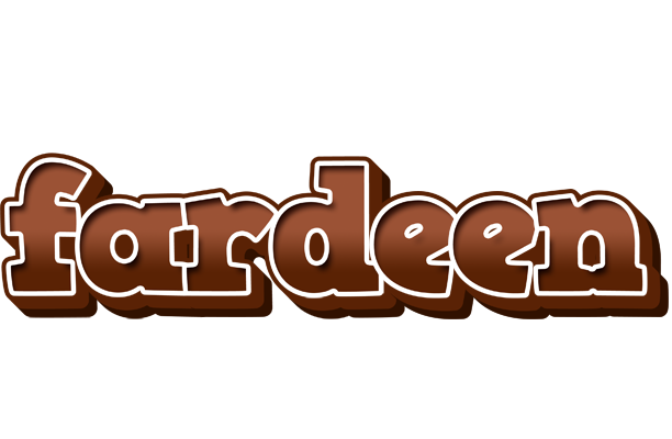 Fardeen brownie logo