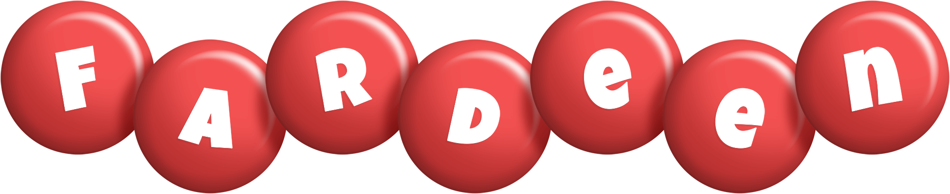 Fardeen candy-red logo