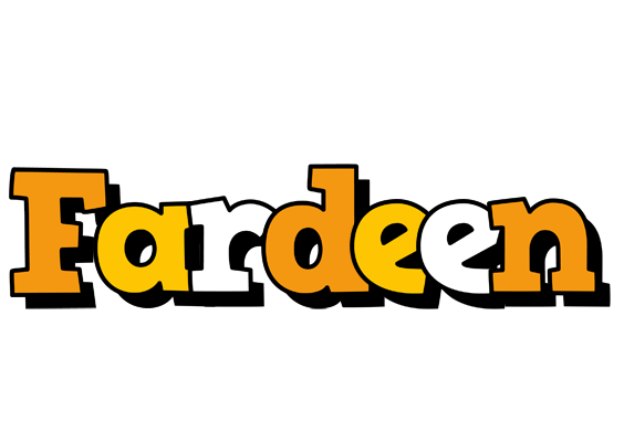 Fardeen cartoon logo