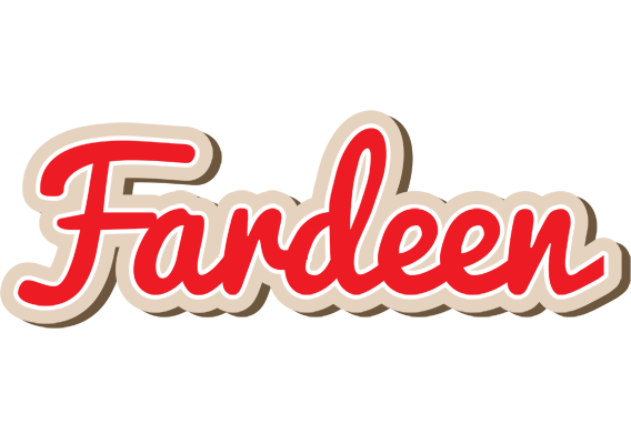 Fardeen chocolate logo