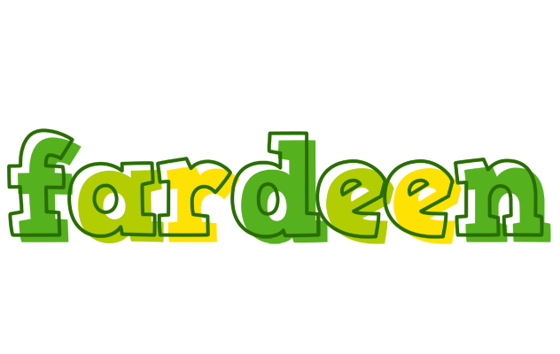 Fardeen juice logo
