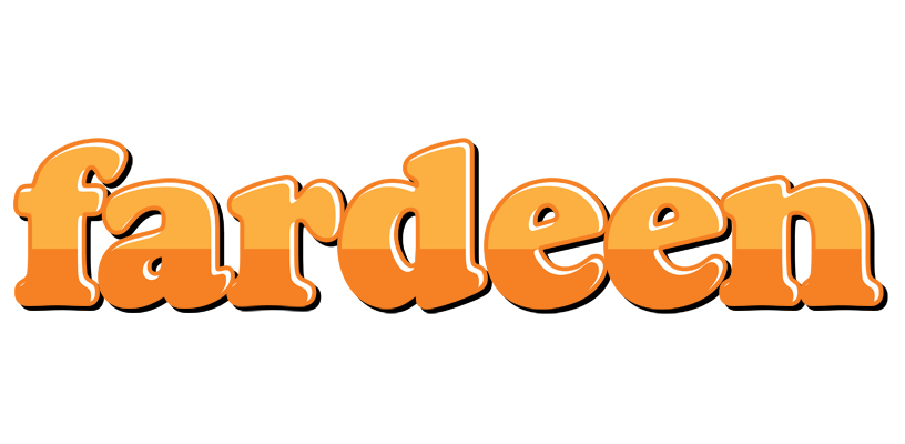 Fardeen orange logo
