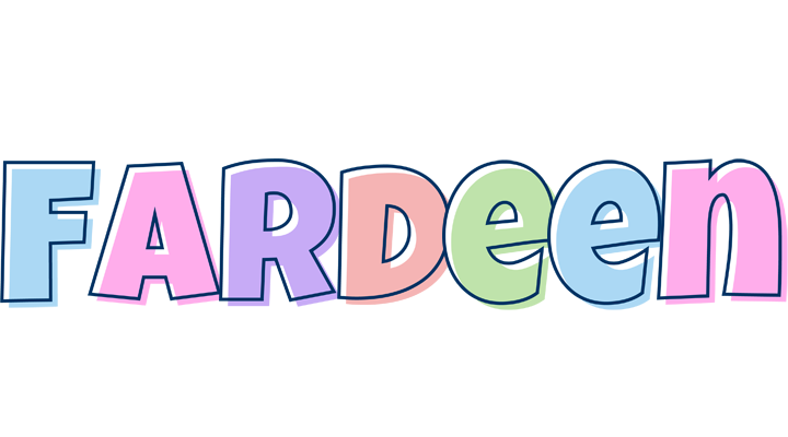 Fardeen pastel logo