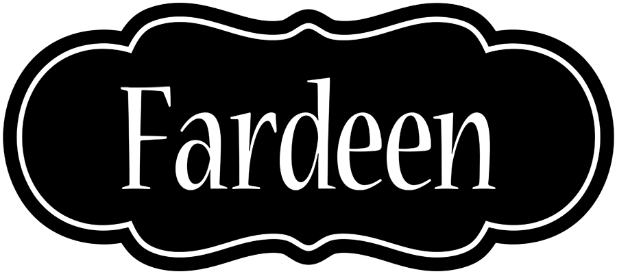 Fardeen welcome logo