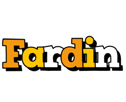 Fardin cartoon logo