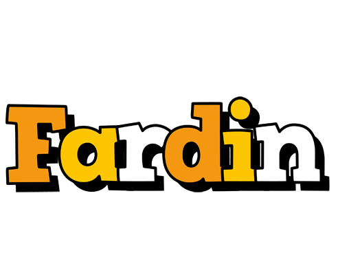 Fardin cartoon logo