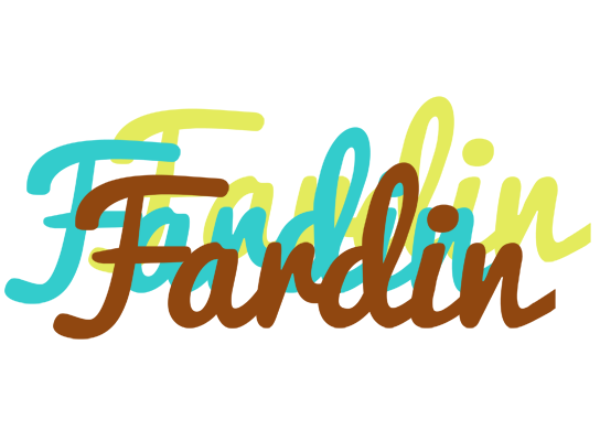 Fardin cupcake logo